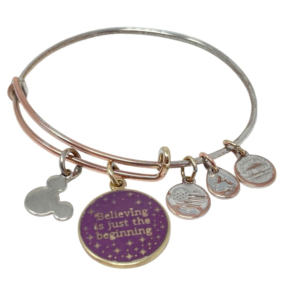 Tinker Bell Gift Disney Parks Alex Ani Believing is Just the Beginning Bangle
